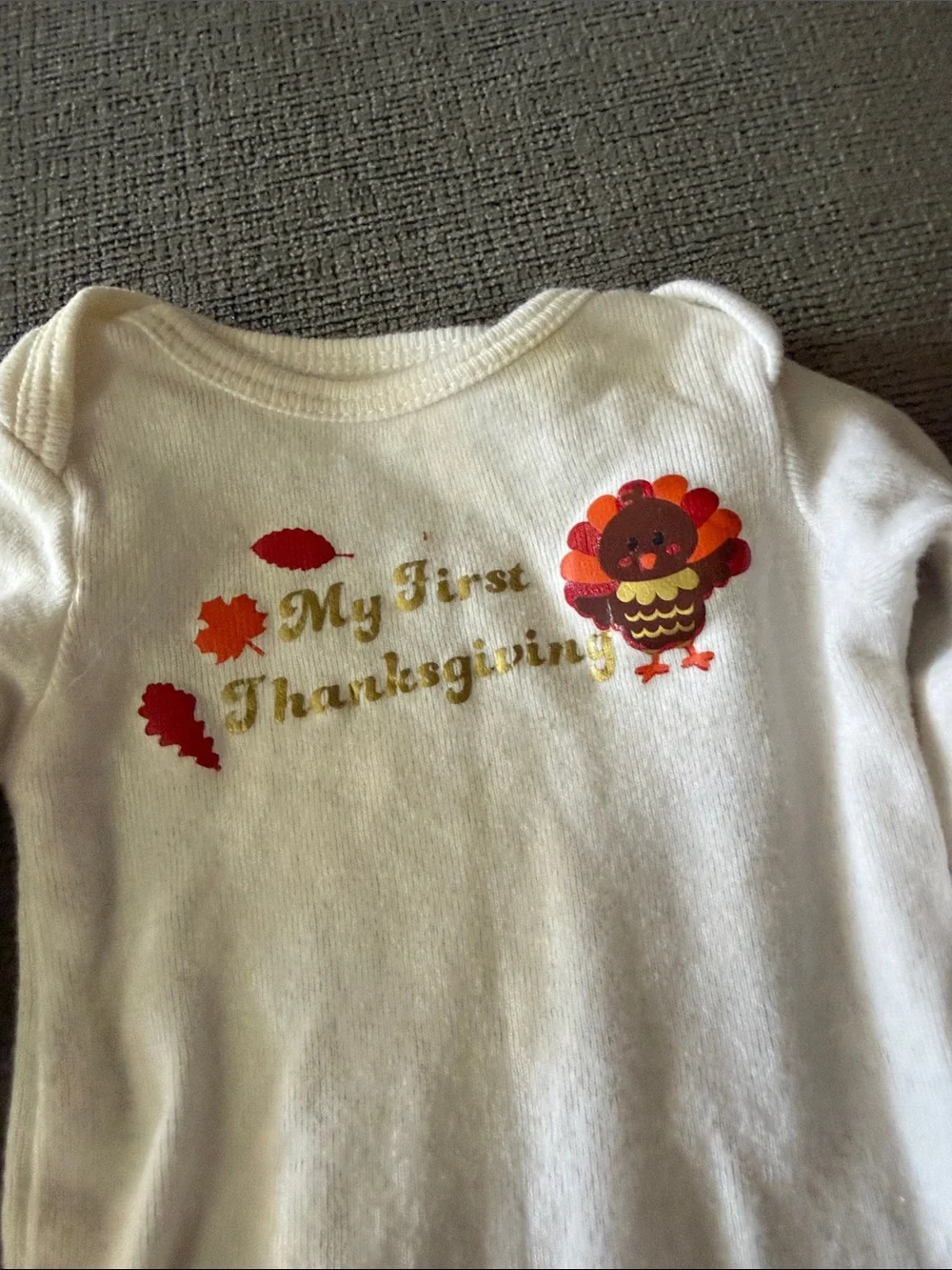 Carter's White Baby Bodysuit Duo with Red and Green Holiday Prints